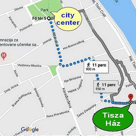 Guest House Tisza Haz Senta Екстер'єр фото