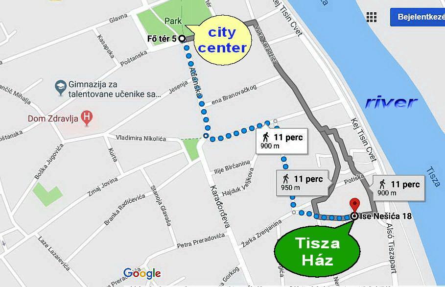 Guest House Tisza Haz Senta Екстер'єр фото